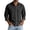 Black&01P0318, variant on Fabrcox Linen Button Down Shirt Men Roll Up Collared Long Sleeve Shirt Men Sun Protection Vacation Travel Yoga Summer Men's Beach Shirt Blue XXXL