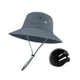 thumbnail image 3 of Sombrero de sol Yinane sombrero de pesca Protección Solar verano Visera gris, 3 of 8