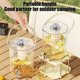 thumbnail image 5 of Jarra grande de agua fría de 5L con grifo, colador desmontable, boca ancha para té helado, agua infusionada, cocina, hogar, fiestas, uso al aire libre, 5 of 6