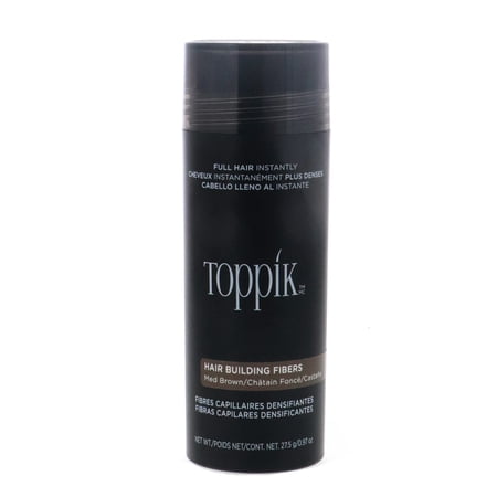 Toppik Hair Building Fibers, Medium Brown, 0.97 oz 2 Pack