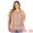 Dark Red, variant on DARING DIVA Women's Plus Boho Floral Round Neck Puff Sleeve Blouse 1X Royal Blue