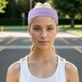 thumbnail image 2 of Unique Bargains Comfortable Headband Elastic Headband for Sport Light Puple 1 Pc, 2 of 6