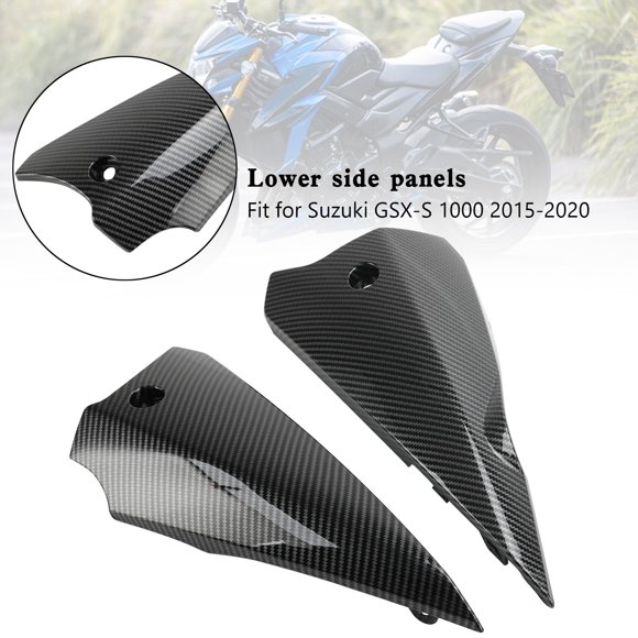 Upper Belly Pan Panels lower side Fairing For Suzuki GSX-S 1000 2015-2020 Carbon