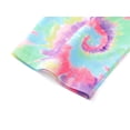 thumbnail image 6 of Beezizac Girls Pajamas Swirl Happy Face Colorful Tie Dye Short Sleeves & Pants Set Cozy Comfy 2-Piece Outfit Kid Size 16, 6 of 7
