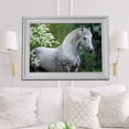 thumbnail image 6 of Dreamtimes Jigsaw Puzzles Artwork Gift for Adults Teens White Gray Horse in Green Leaves Wooden Puzzle Games, 1000 Pieces, 6 of 7