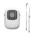 thumbnail image 1 of Ventilador de cuello Ventilador de refrigeración colgante eléctrico recargable USB Refrigerador de aire portátil ajustable, blanco Inevent HA004916-01B, 1 of 7