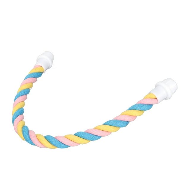 EOTVIA Rope Perch, Colorful Sturdy Bird Perch Rope Multipurpose Funny Easy To Install For Parakeets