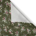 thumbnail image 3 of Ambesonne Garden Kitchen Curtains, Minimalist Spring Blossoms, 55"x36", Army Green and Pale Pink, 3 of 3