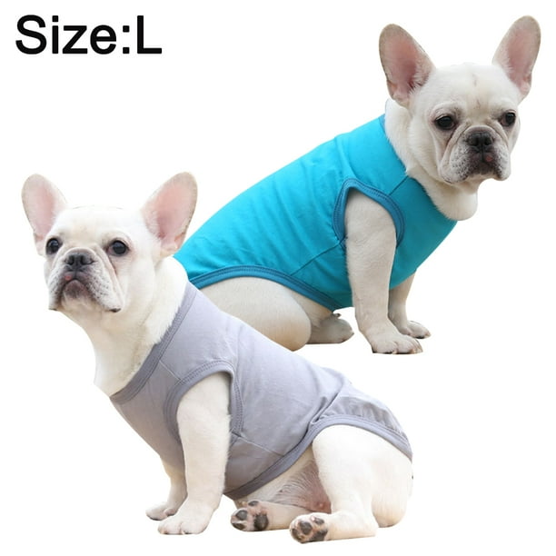 piezas de ropa para mascotas Chaleco sólido para perros Ropa de