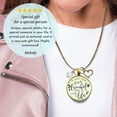 thumbnail image 3 of Luckiest Friend Necklace Gutsy Goodness Female Adult Bronze Metal Jewelry, 3 of 8