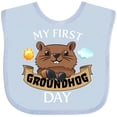 thumbnail image 3 of Inktastic My First Groundhog Day Cute Boys or Girls Baby Bib, 3 of 4