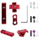 thumbnail image 3 of Aluminio Billet Cables de bujía Cables Separadores Divisores Organizadores Juego de soportes para 8 mm 9 mm 10 mm rojo Soledad Separador de cables de bujía, 3 of 10