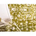 thumbnail image 4 of Unique Loom 3129980 2 ft. 7 in. x 10 ft. Olympia New Classical Runner Rug, Light Green, 4 of 10