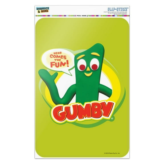 Gumby Logo Here Comes the Fun Home Business Office Sign