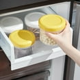 thumbnail image 4 of BinKFF 8 oz Plastic Food Storage Containers with Screw Lids, BPA-Free, Reusable Stackable Jars for Portion Control, Snacks, Travel, Kitchen, Freezer, Art and Craft, 4 of 4