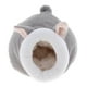 thumbnail image 2 of Jaula para hámster, ardilla, chinchilla, conejo, cobaya, nido, accesorios para hámster gris, 2 of 9