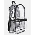 thumbnail image 3 of Wonder Nation Kids' Clear 17" Adaptive Backpack, Black, 3 of 5