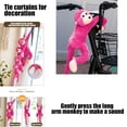 thumbnail image 4 of TanSiDing Long Arm Monkey Plush Toy Hanging Decor with Sound Interactive Stuffed Animal for Room Nursery Playroom, 4 of 7