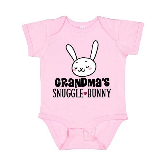 Inktastic Grandma Snuggle Bunny Easter Boys or Girls Baby Bodysuit