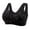 Black, variant on VISALY Push Up Bra Cotton Bras For Women Comfortable Bra For Seniors 2023 New Comfortable Front Closure Bra Cotton Bras For Older Women Wireless Bras For Women Comfortable Bras Bras For Women Beige L