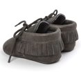 thumbnail image 3 of Baby Loafers Boys Girls Infant Shoes Soft Sole Tassels Moccasins Anti-Slip Crib Shoes, 3 of 6