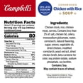 thumbnail image 3 of Campbell’s Condensed 25% Less Sodium Chicken and Rice Soup, 10.5 oz Can, 3 of 13