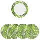 thumbnail image 1 of Manteles Individuales para Mesa, 4 Piezas Tapete Redondo de Plastificado Rigido, Resistente Anti Manchas e Impermeable, Medida 39cm Diam, 1 of 9