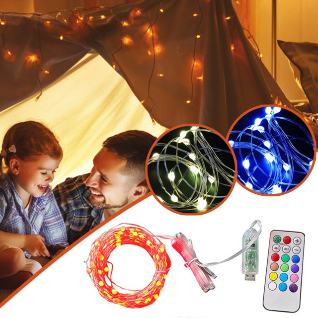 20 Meters 200LED 12Colors RGB Light LED Light String Light With 12 Mode Remote