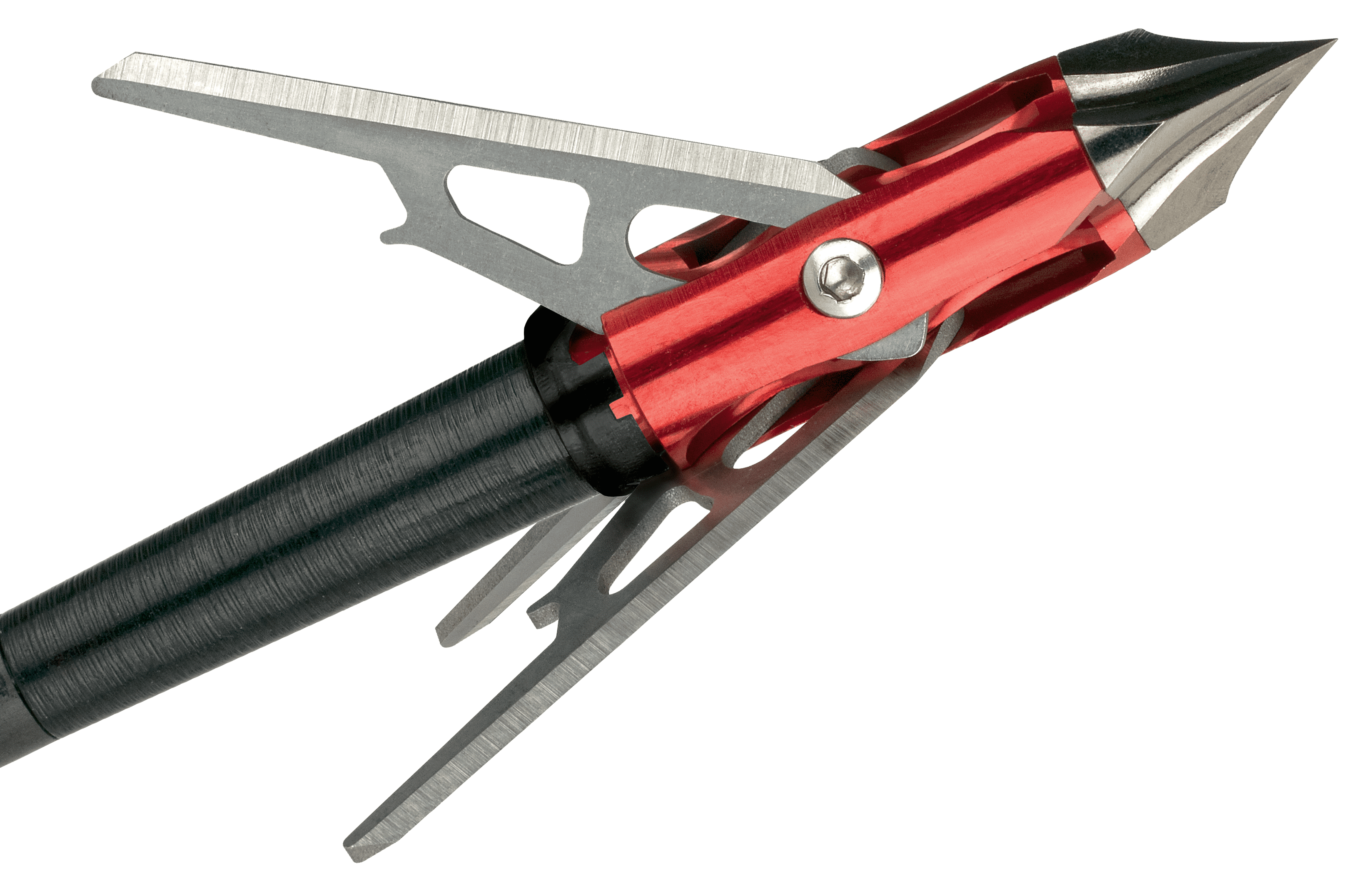 Rage 3-Blade Chisel Tip Slipcam 100 Grain Broadhead, 3 Pack, Steel Blades, Model R60100-3W