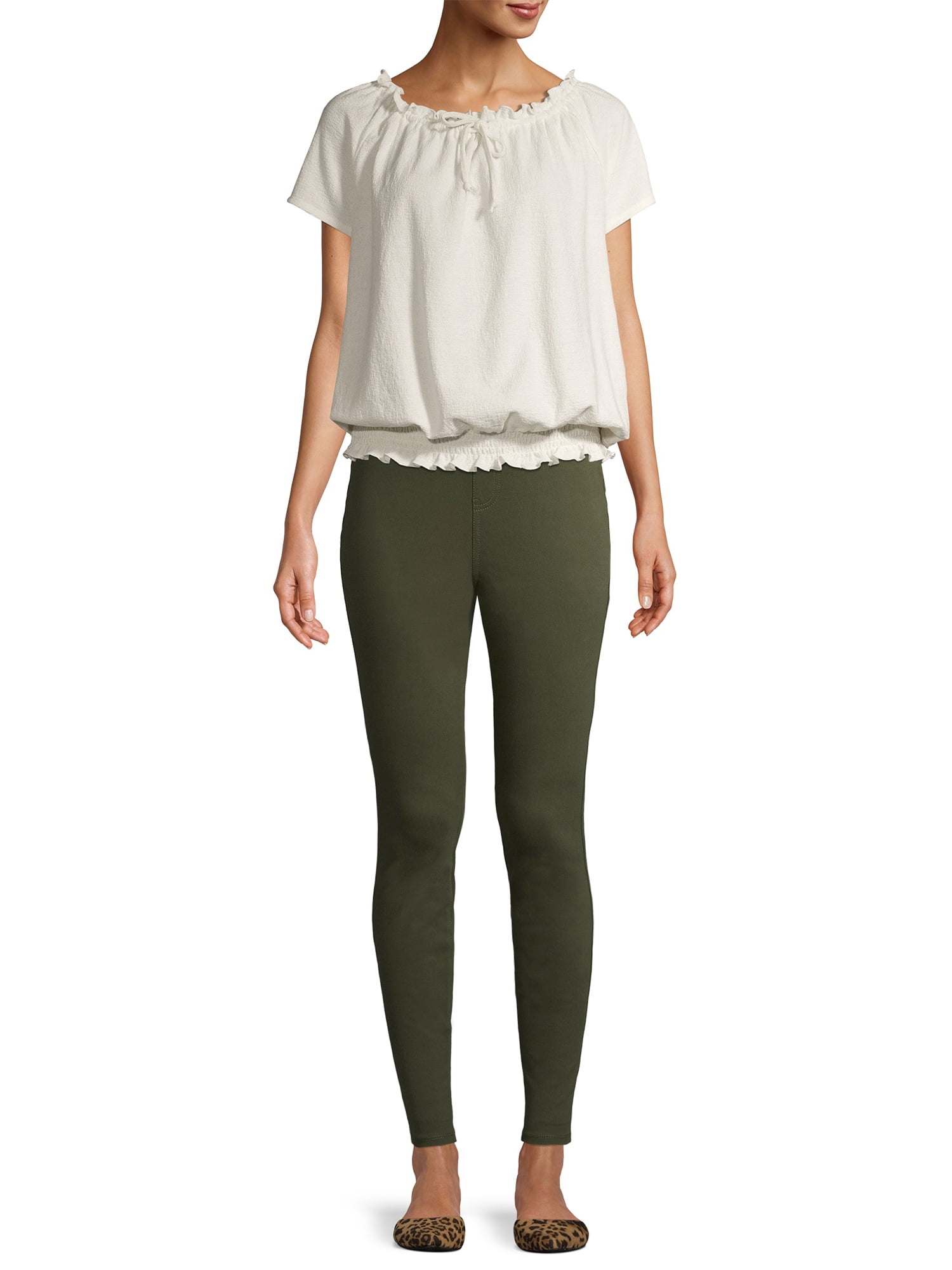 Time and Tru Women's High Rise Jeggings, Sizes XS-XXL