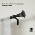 thumbnail image 5 of Umbra Sita Expandable Curtain Rod, 36-72", Matte Black, 1.0 in Diameter, 5 of 10