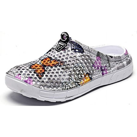 Unisex Garden Clogs Shoes Casual Slippers Quick Drying Sandals Summer Anti-Slip Beach Shoes for Men and Women