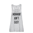 thumbnail image 1 of Thread Tank Mommin' Ain't Easy Women Sleeveless Flowy Racerback Tank Top, 1 of 4