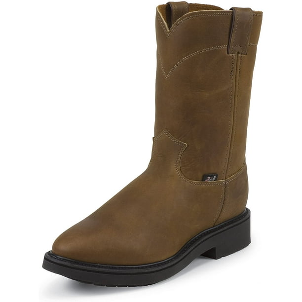 Justin pull hotsell on boots