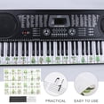 thumbnail image 2 of FRCOLOR Piano Decals 1Pack Piano Keyboard Sticker Introductory Piano Decal Teaching Piano Accessory,1.57"X0.67"(LxW), 2 of 5
