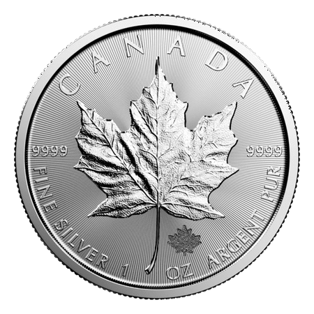 Canadian Silver Maple Leaf 1 oz Coin