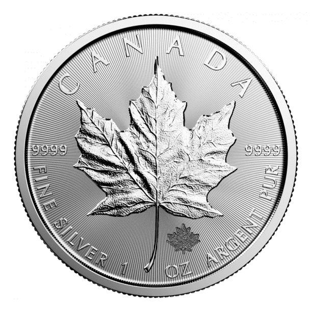 Royal Canadian Mint Canadian Silver Maple Leaf 1 Oz Coin Walmart Com Walmart Com