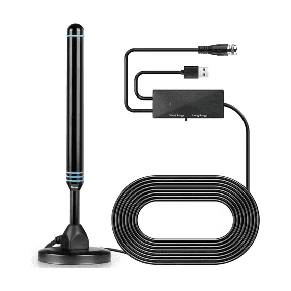 Antena De Tv  Bloosom Digital Hd 1080p Para Interiores Terrestre Hdtv Negro