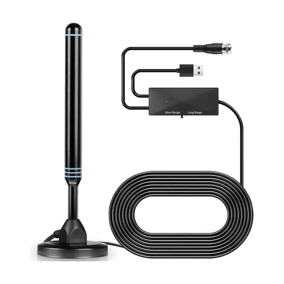 Antena De Tv Bloosom Digital Hd 1080p Para Interiores Terrestre Hdtv Negro