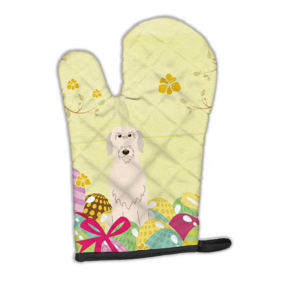 Carolines Treasures BB6065OVMT Easter Eggs Irish Wolfhound Oven Mitt Large multicolor