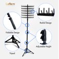 thumbnail image 2 of Laflare Standing Braid Hair Organizer – 144 Pegs Hair Extension Holder, Divider & Display Stand for Hair Braiding, Height Adjustable Rack, Easy to Assemble, 2 of 6