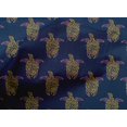 thumbnail image 4 of oneOone Cotton Cambric Fabric Turtle Block Printed Craft Fabric BTY 56 Inch Wide, 4 of 4