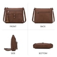 thumbnail image 7 of PU Leather Crossbody Purses for Women Multi Pocket Shoulder Bags Medium Cross Over Bag, 7 of 7