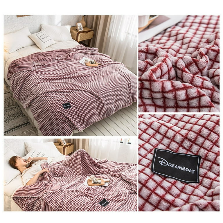 Quilted fleece blanket sale
