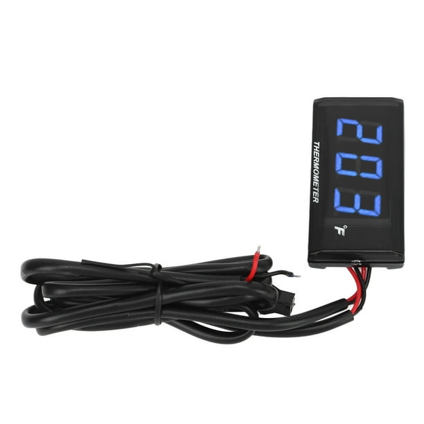 Medidor de Temperatura del Agua Digital para Motocicleta LCD Ultra Delgado con Adaptador de Sensor de 18 Mm ANGGREK Otros