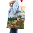 thumbnail image 4 of The Yogi Bear Show Bolso de tela con estampado de lienzo para mujer, bolsa de compras reutilizable y estética, con cremallera interior, regalo para mujer, 35 × 40 cm., 4 of 6
