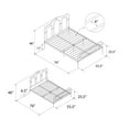 thumbnail image 6 of Mr. Kate Primrose Metal Bed with Secured Slats, Headboard and Footboard, Full, Black, 6 of 21
