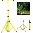 thumbnail image 2 of Floodlight Tripod Stand, Twin Head -Could Mount 1 to 2 Lights, Portable Telescopic Outdoor Lamp Stand 160cm, 2 of 7