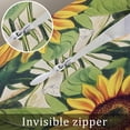 thumbnail image 7 of Vintage Sunflower Throw Pillow Cover 20 x 26 Inch Decorative Pillow Cover Spring Summer Botanical Floral Rustic Lumbar Pillowcase Seasonal Rectangle Cushion Case for Couch Sofa Bed Living Room, 7 of 7