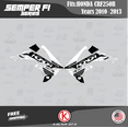 thumbnail image 3 of Kalair GFX Graphics Kit for Honda CRF250R (2010-2013) Semperfi Series, 3 of 5